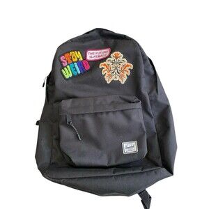 Herschel Backpack With Patches Black